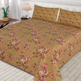 Gul Ahmed – King Cotton Bed Sheet Set 3 Pcs (Design BZF – 490)