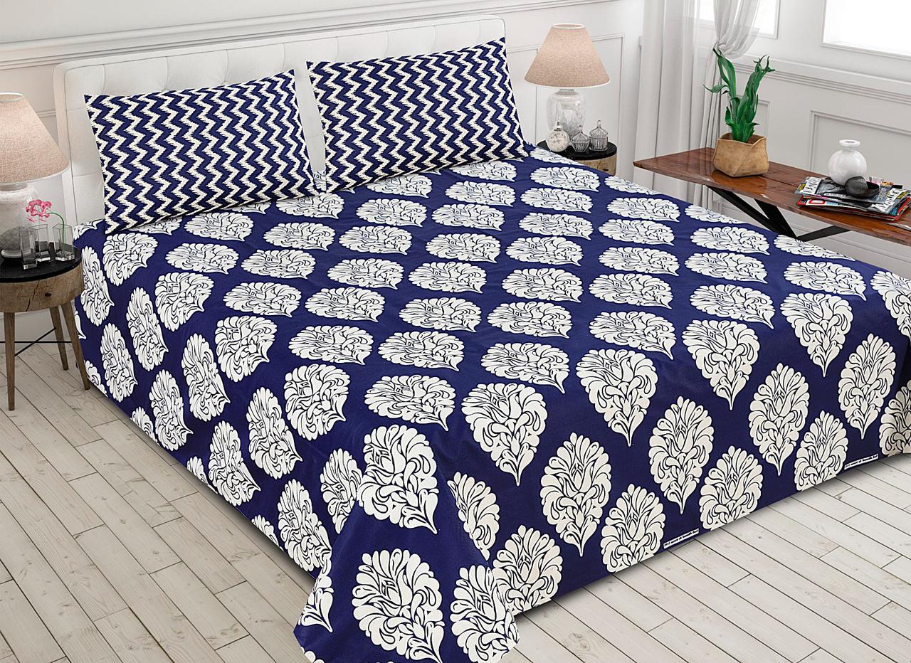 Gul Ahmed – King Cotton Bed Sheet Set 3 Pcs (Design BZF – 505)