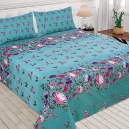 Gul Ahmed – King Cotton Bed Sheet Set 3 Pcs (Design BZF – 506)