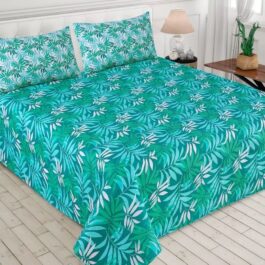 Premium King Cotton Bed Sheet Set 3 Pcs (Design BZF – 512)