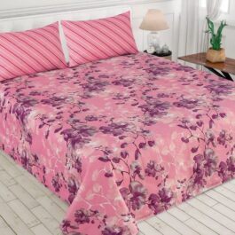 Premium King Cotton Bed Sheet Set 3 Pcs (Design BZF – 510)