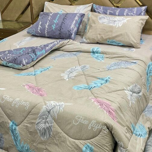 Winter Quilt Set - Viki Razai Set 6 Piece (Design SJQ-1095)
