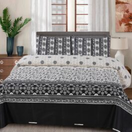 Premium King Cotton Bed Sheet Set 3 Pcs (Design BZF – 514)
