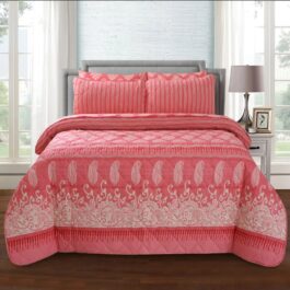 Premium King Cotton Bed Sheet Set 3 Pcs (Design BZF – 527)
