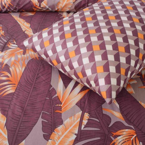Gul Ahmed - King Cotton Bed Sheet Set 3 Pcs (Design BZF - 529) - Image 3