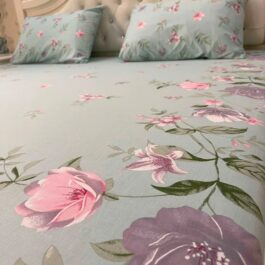 Gul Ahmed – King Cotton Bed Sheet Set 3 Pcs (Design BZF – 517)