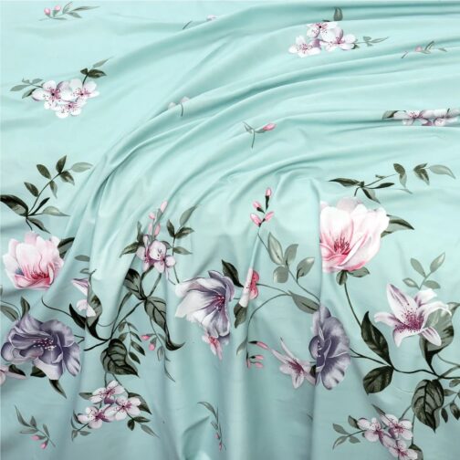 Gul Ahmed - King Cotton Bed Sheet Set 3 Pcs (Design BZF - 533) - Image 2