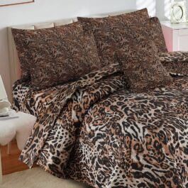 King Size Cotton Comforter Set (7 Pcs) {Design SJC – 1158}