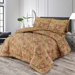 King Size Cotton Comforter Set (7 Pcs) {Design SJC – 1162}
