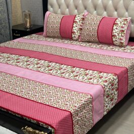 Crystal Cotton (Cotton Satin) – Bedsheet Set [Design BS-3708]