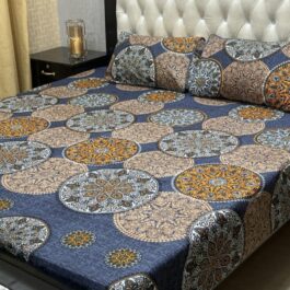 Crystal Cotton (Cotton Satin) – Bedsheet Set [Design BS-3719]
