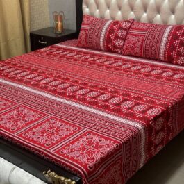 Crystal Cotton (Cotton Satin) – Bedsheet Set [Design BS-3718]