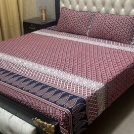 Crystal Cotton (Cotton Satin) – Bedsheet Set [Design BS-3726]