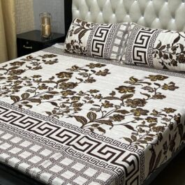 Crystal Cotton (Cotton Satin) – Bedsheet Set [Design BS-3741]