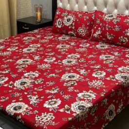 Crystal Cotton (Cotton Satin) – Bedsheet Set [Design BS-3743]