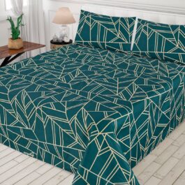 Premium King Cotton Bed Sheet Set 3 Pcs (Design BZF – 543)