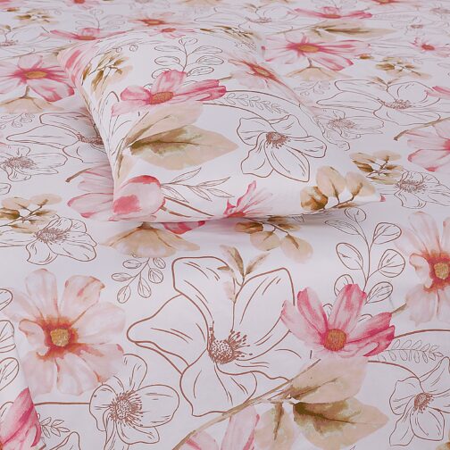 Premium King Cotton Bed Sheet Set 3 Pcs (Design BZF - 559) - Image 2