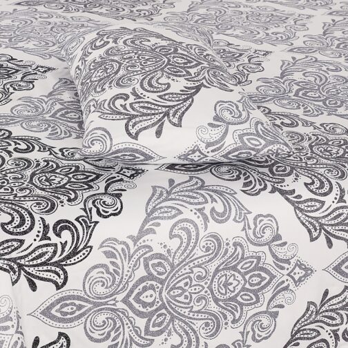 Premium King Cotton Bed Sheet Set 3 Pcs (Design BZF - 555) - Image 2