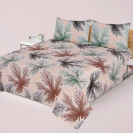 Premium King Cotton Bed Sheet Set 3 Pcs (Design BZF – 552)