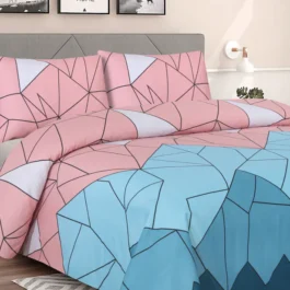 Premium King Cotton Bed Sheet Set 3 Pcs (Design BZF – 586)