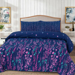 Premium King Cotton Bed Sheet Set 3 Pcs (Design BZF – 584)