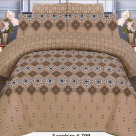 Premium King Cotton Bed Sheet Set 3 Pcs (Design BZF – 562)