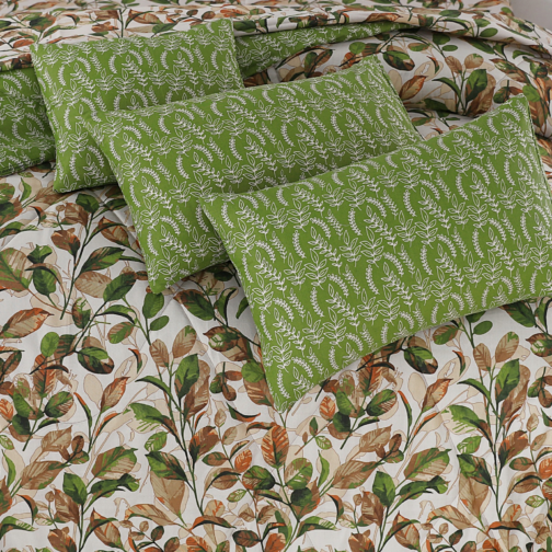King Size Cotton Comforter Set (7 Pcs) {Design SJC - 1171} - Image 2