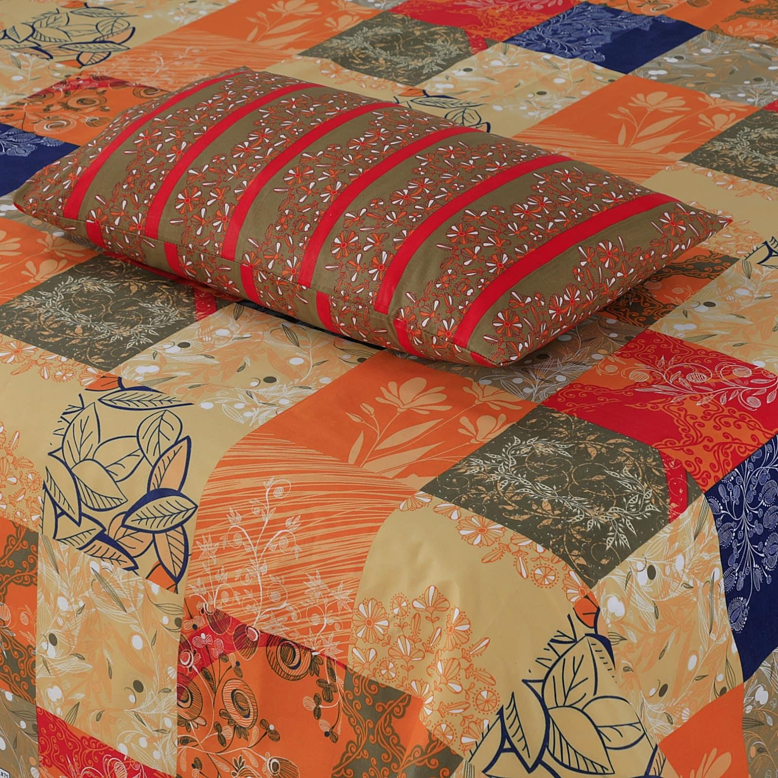 Gul Ahmed - King Cotton Bed Sheet Set 3 Pcs (Design BZF - 382) - Image 2