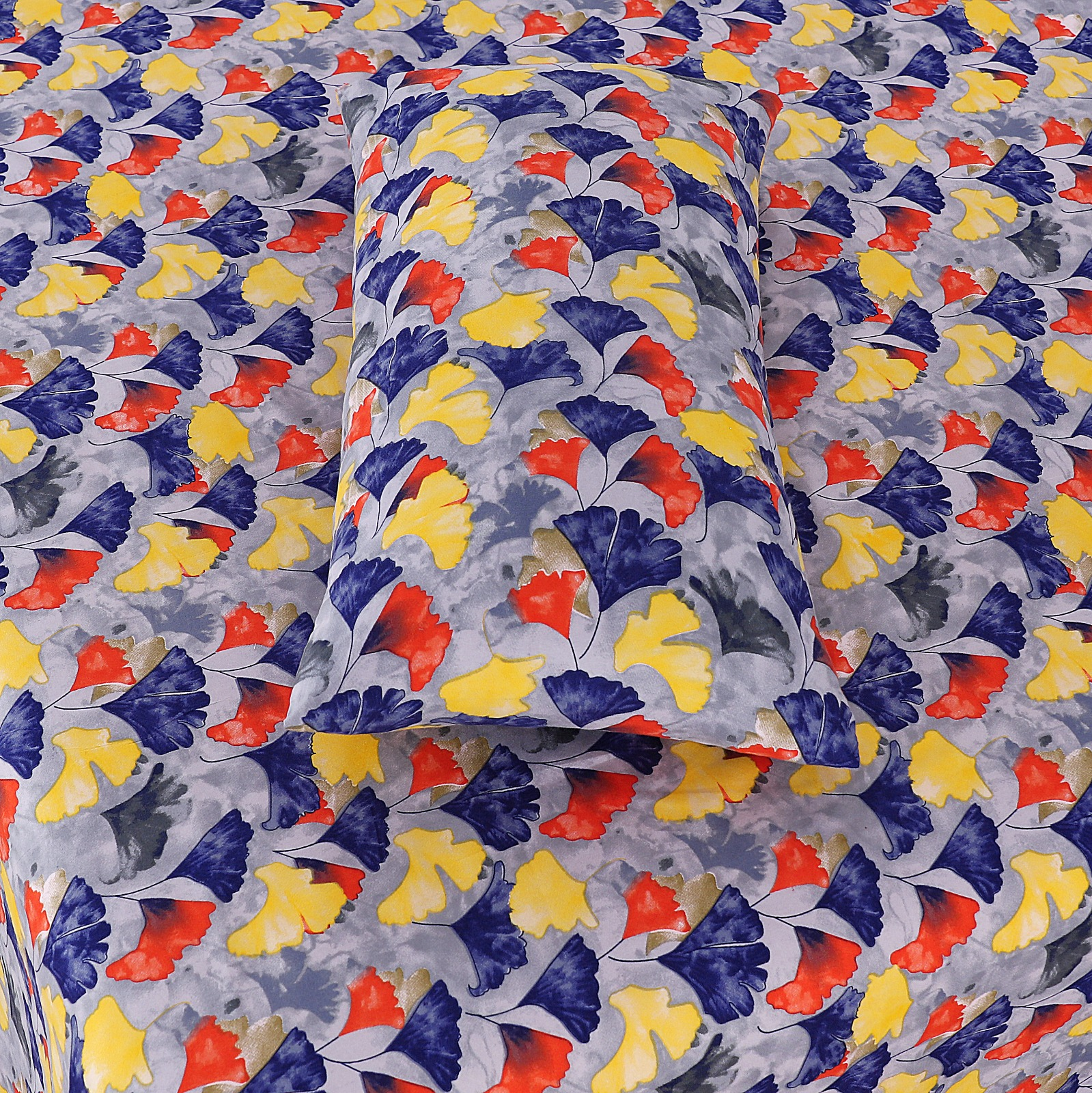 Premium King Cotton Bed Sheet Set 3 Pcs (Design BZF - 589) - Image 2