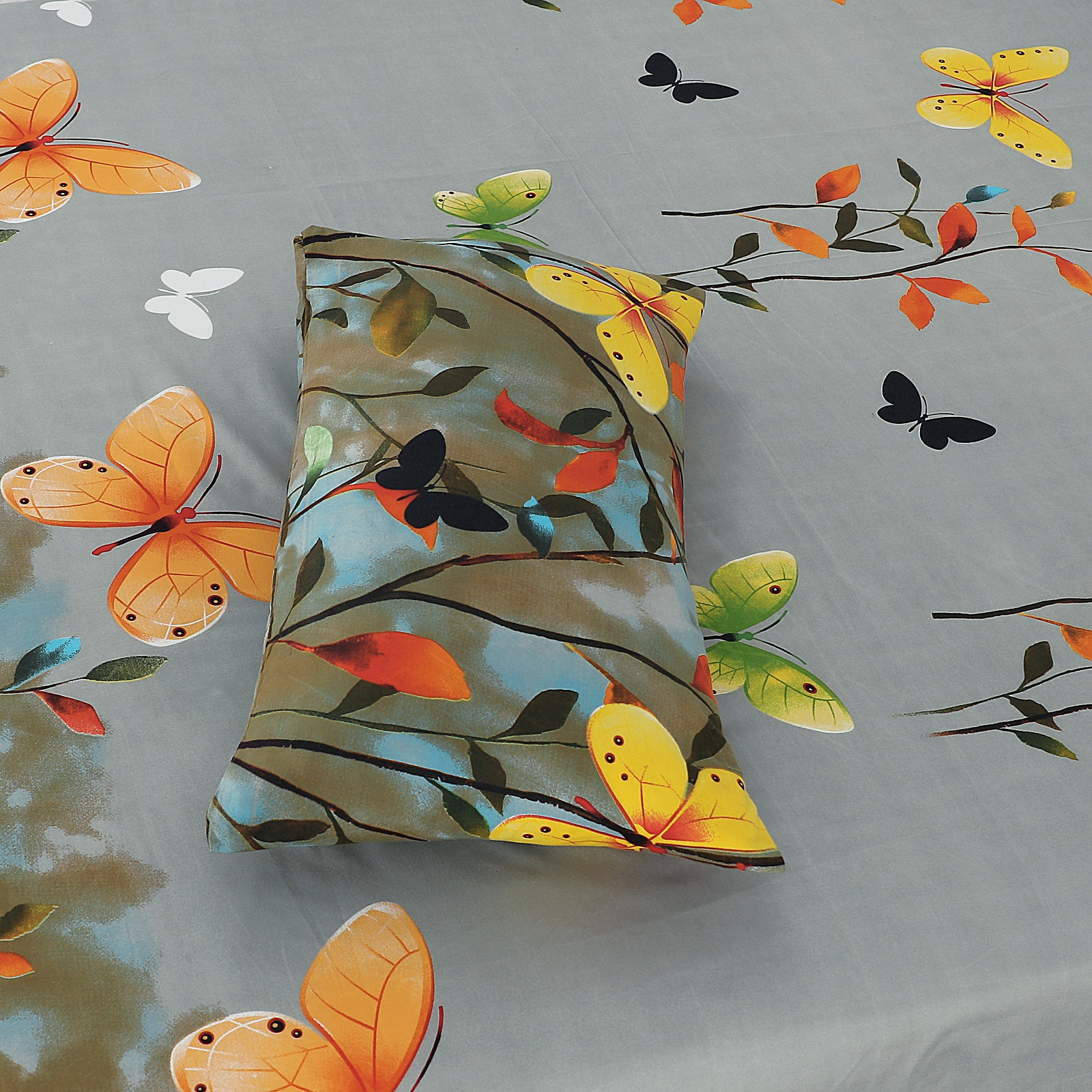 Premium King Cotton Bed Sheet Set 3 Pcs (Design BZF - 590) - Image 2