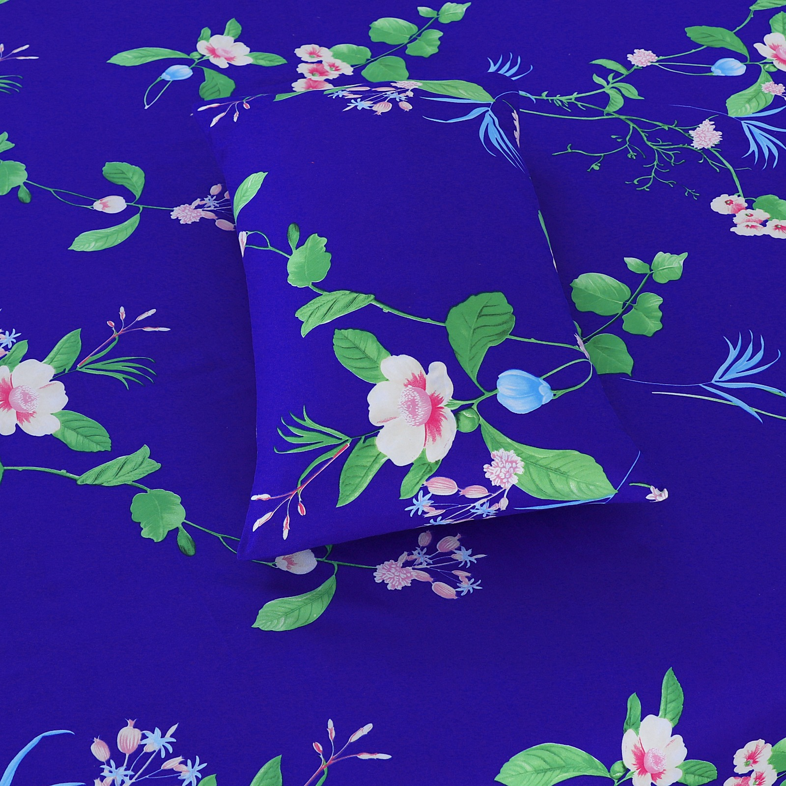 Premium King Cotton Bed Sheet Set 3 Pcs (Design BZF - 591) - Image 2