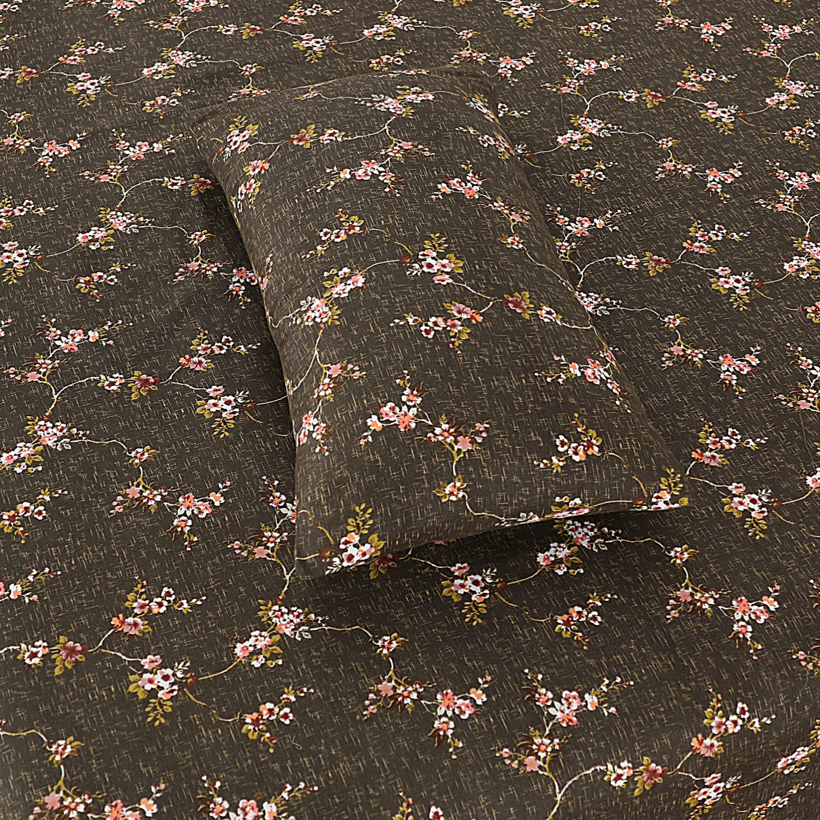 Premium King Cotton Bed Sheet Set 3 Pcs (Design BZF - 593) - Image 2